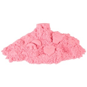 Nisip cinetic 1 kg într-o pungă roz - Img 2