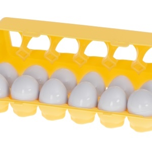 Puzzle de sortare educațional puzzle meci forme fructe ouă 12pcs - Img 2