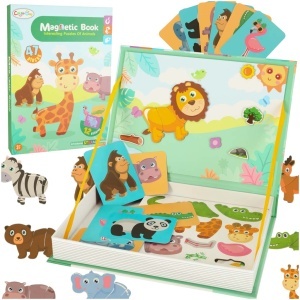 Puzzle puzzle magnetic safari animale 47el.