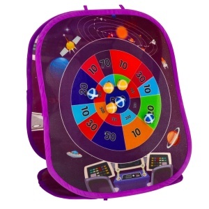 Velcro țintă aruncată joc dublu-verso darts bile săgeți 21el.