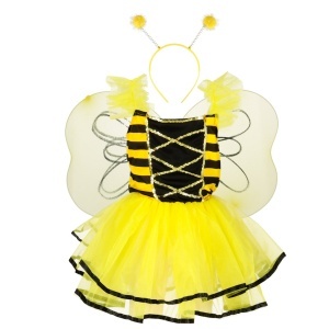 Bee costum de carnaval 3 buc - Img 2