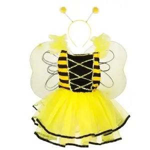 Bee costum de carnaval 3 buc - Img 2