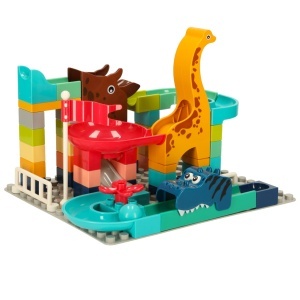 Blocuri creative blocuri dinosaur parc de dinozaur cu bile 62pcs - Img 2
