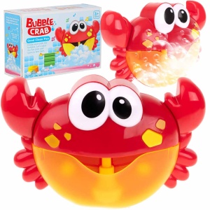 Bubble generator de generator de spumă de baie de jucărie crab