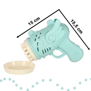 Bubble pistol de săpun cu bule de săpun cu aripi albastru - Img 2