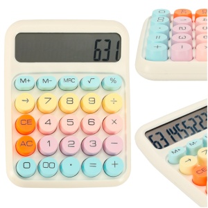 Calculator de birou butoane rotunde