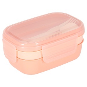Cutie de prânz cutie de mic dejun cu compartimente împărțite 1900ml caise - Img 2