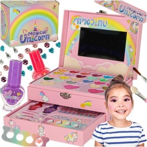 Machiaj și unghii kit machiaj cosmetice umbre lacuri sertare unicorn