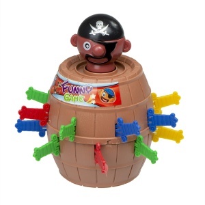 Mad Pirate baril joc arcade joc de înjunghie pirat 9 x 9 x 12,5 cm - Img 3