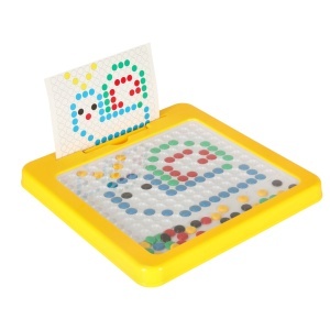 Magnetic Montessori bord puncte de bord magnetic galben - Img 2