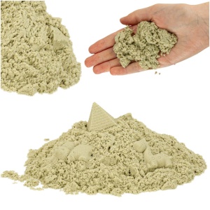 Nisip cinetic 1kg în pungă bej natural