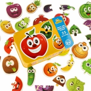 Puzzle cu fructe/legume 25 puzzle-uri