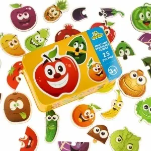Puzzle cu fructe/legume 25 puzzle-uri