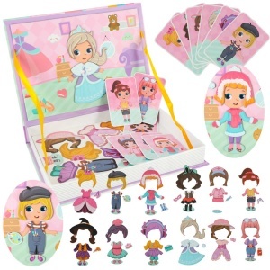 Puzzle puzzle magnetic rochie magnetică pentru păpușă 51el.