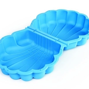 Sandbox piscină închisă Shell dublu 2in1 fund antiderapant albastru