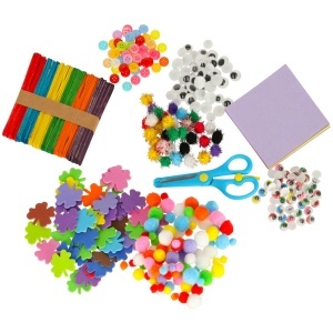 Set de artă creativă pentru lucrul manual al copiilor 1200el. - Img 2