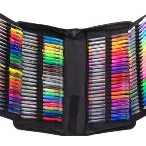 Stilouri gel colorate în cutie 120 de bucăți + 120 de rezerve - Img 2