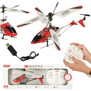 SYMA S107H RC elicopter 2.4GHz RTF roșu