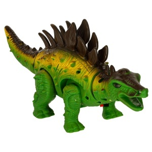 Telecomandat dinozaur RC Stegosaurus merge lumini de la distanță până la roars - Img 3