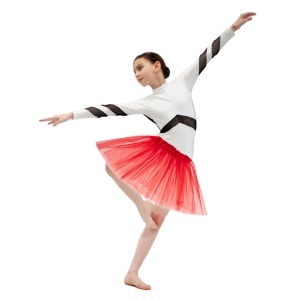 Tutu fusta tul fusta costum roșu - Img 3