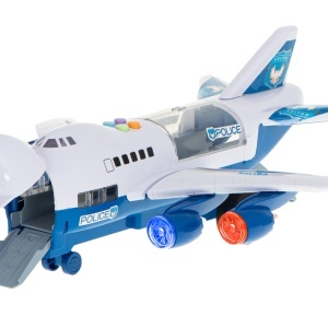Aeronava Transporter + 6 mașini de poliție lateral/față - Img 2