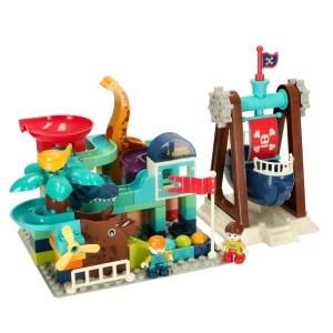 Blocuri creative blocuri dinozaur park ball track 121sz - Img 2