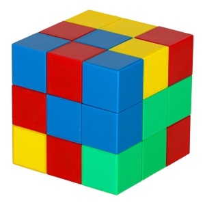 Blocuri de construcție cubice magnetice educaționale 32 el. - Img 2