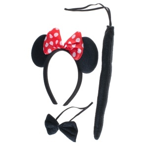 Costum banda de cap de costum papion papion coadă set mouse - Img 2