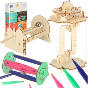 DIY știință experiment kit mecanic 3in1