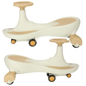 Gravity roller coaster roți strălucitoare cu LED-uri cu muzică de joc 76cm aur și alb max 120kg max 120kg - Img 3