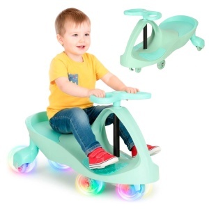 Gravity roller coaster roți strălucitoare LED mentă
