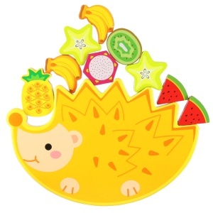 Joc de puzzle de echilibrare arici de echilibrare fructe filetare arici - Img 2