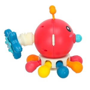 Jucărie senzorială Octopus Montessori pentru bebeluși - Img 3