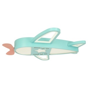 LED plafon plafon lampă pentru camera copiilor dimmable LUMELA + telecomandă avion - Img 2