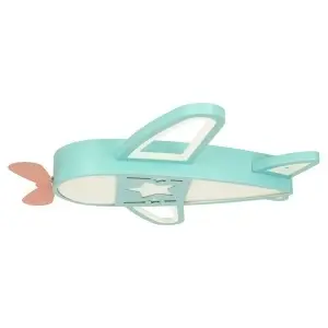 LED plafon plafon lampă pentru camera copiilor dimmable LUMELA + telecomandă avion - Img 2