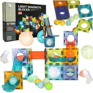 Luminous magnetic marmură magnetică cu bile 49 de elemente