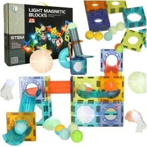 Luminous magnetic marmură magnetică cu bile 49 de elemente