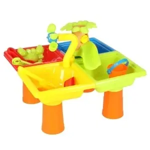 Masă de apă patru părți sandbox lopată udare poate taburet - Img 2