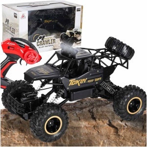Mașină RC Rock Crawler 1:12 4WD METAL negru