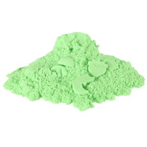 Nisip cinetic 1 kg într-o pungă verde - Img 2