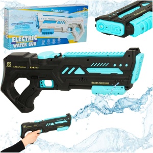 Pistol de apă electric pușcă puternic profesional pistol de apă pentru copii negru
