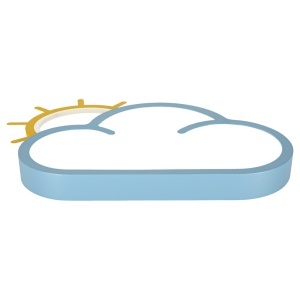 Plafonieră LED plafond pentru camera copiilor LUMELA reglabilă + telecomandă cloud blue - Img 3