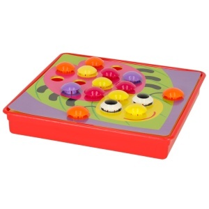 Puzzle mozaic educațional cu butoane 57el. - Img 2