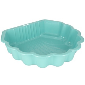 Sandbox piscină închisă Shell Twins dublu 2in1 160x87.5x19.5cm mint - Img 3