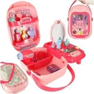 Set de cosmetice cu accesorii în valiză masă de toaletă 37el. + tabel