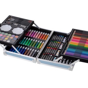 Set de pictură din plastic într-o valiză 145el albastru - Img 2