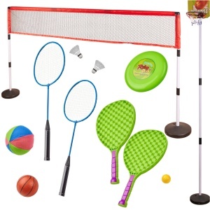 Set sportiv 5in1 badminton badminton baschet volei tenis frisbee