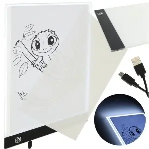 Tablă de desen A4 cu iluminare cu LED-uri pentru trasare - Img 2