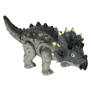 Telecomandat dinozaur RC Triceratops merge cu telecomandă se aprinde roars - Img 3