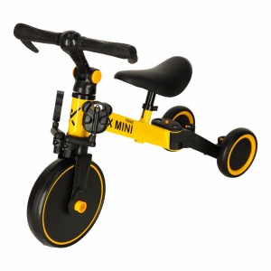 Trike Fix Mini tricicleta de cross-country 3in1 cu pedale galben - Img 2